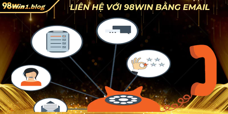Liên hệ với 98Win bằng email