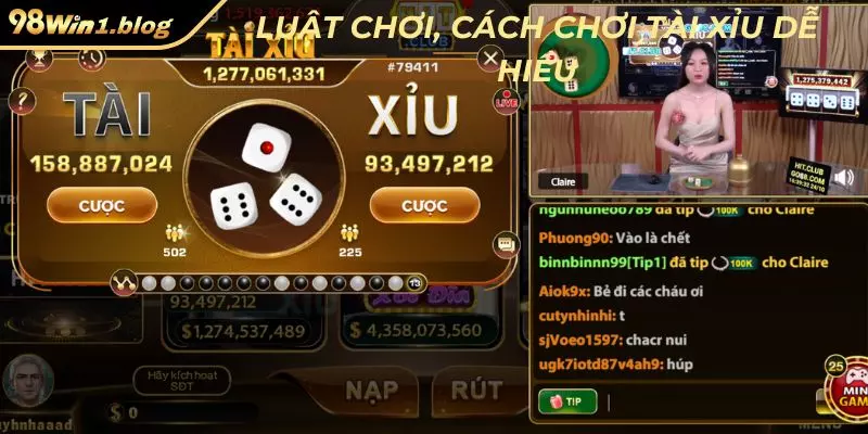 Luật chơi, cách chơi tài xỉu dễ hiểu